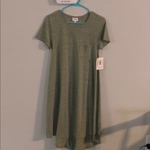 LuLaRoe XS Carly  Heathered Green NWT